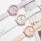 Casio/卡西欧女士手表SHEEN时尚潮流防水女表正品石英表SHE-4528 SHE-4548G-2A人造蓝宝石+渐变表盘