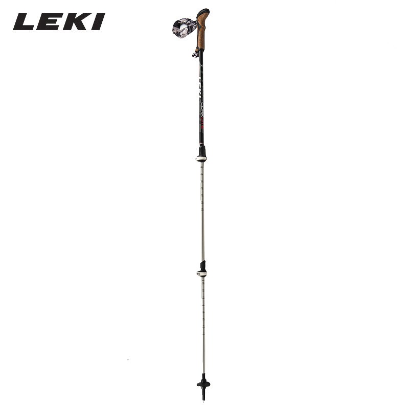 【德国LEKI】户外旅行登山徒步杖软木握把超轻徒步杖KT6322153 KT6322153014（105/一根）