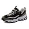 skechers 斯凯奇 中性跑步鞋新款轻便减震耐磨运动鞋99999745 99999745/BKGD黑+白+灰+金 40码