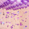 思泽 亮片雨丝套餐 珠光气球配件婚房气球装饰 结婚婚礼布置用品 特厚气球（玫红粉白+玫红喜亮片）