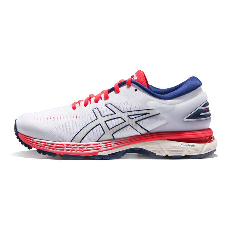 ASICS亚瑟士稳定跑步鞋女士18夏季新款GEL-KAYANO25舒适透气运动休闲鞋_5 1012A026-100 35.5