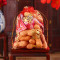 思泽 结婚庆用品喜糖袋喜糖袋子纱袋回礼品袋创意喜袋喜糖盒子 大号喜字糖袋（100个装）