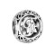PANDORA潘多拉 复古字母F 925银串饰-791850CZ 银色