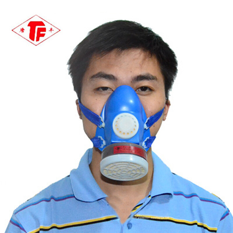 唐丰 防毒口罩农药换活性碳颗粒 防尘防毒口罩 喷漆防甲醛化工焊接防护 电焊口罩防烟面具 防毒口罩+10包活性_uUX61 防毒口罩+1包活性炭