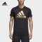 adidas阿迪达斯2018男子BOSFOIL圆领短T恤_1 M（成人） 黑