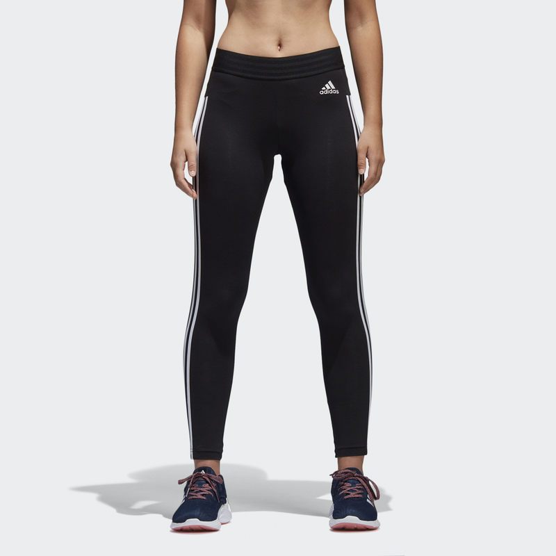 adidas阿迪达斯新款女子运动基础系列针织长裤_1 L 黑色