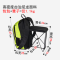 PLAY-KING纯色休闲运动包户外登山徒步可折叠座椅背包时尚旅行双肩包C1338 绿色