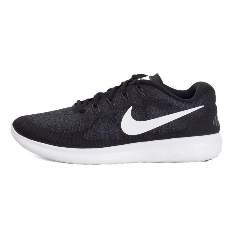 NIKE耐克2018年新款男子NIKEFREERN跑步鞋 880839-001+黑/白/深灰/煤黑 39