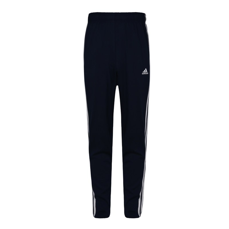 adidas阿迪达斯男子运动基础系列针织长裤B47216 L 蓝色