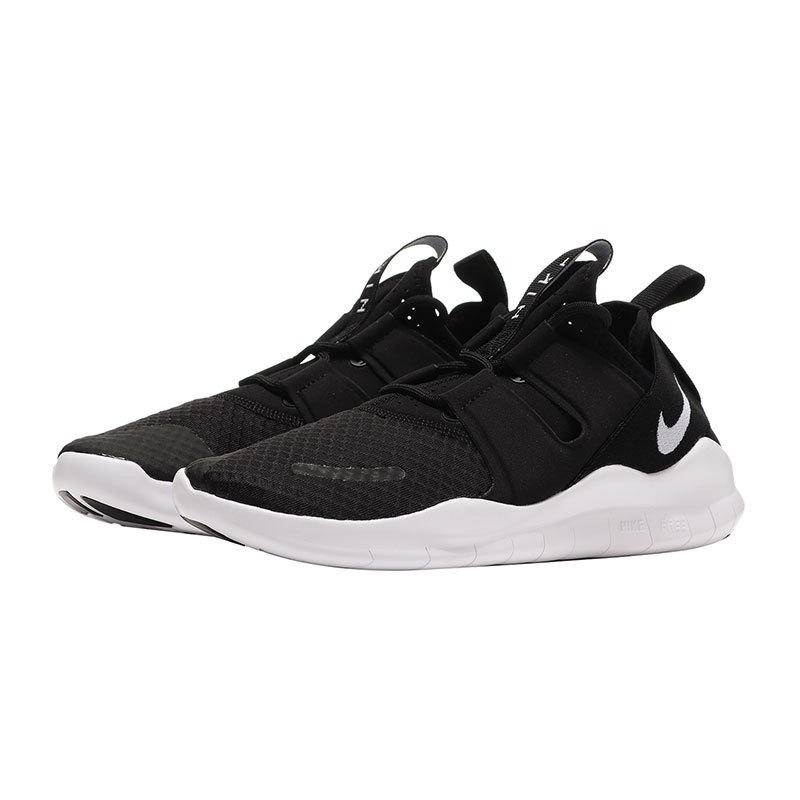 NIKE耐克男鞋跑步鞋2018新款FREE透气轻便舒适西选运动鞋AA1620 AA1620-001黑+白 44码