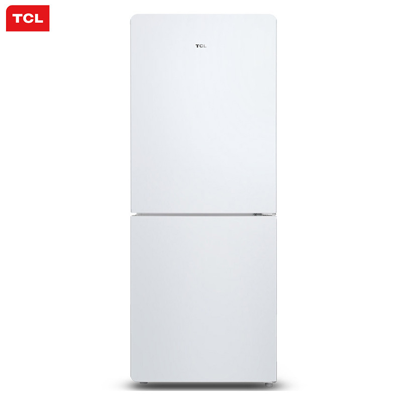 TCL BCD-163KF1 163升双门冰箱 德国工艺 一体成型防冷气流失 净味保鲜 迷你节能 HIPS环保内胆