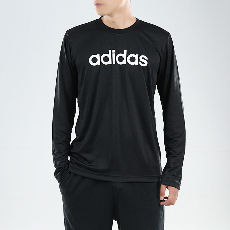 Adidas阿迪达斯男装 2018秋季新款运动舒适透气休闲长袖圆领卫衣DH3986 XL DH3986