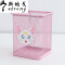 创意时尚可爱韩版学生小清新创意桌面办公收纳盒文具桌面摆件 方形白猫