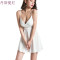 气质礼服夜场女款裙子仙性感夜店女装2018带连衣裙显瘦露 S 绿色
