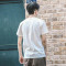 东京衣柜男装夏季新款创意印花T恤韩版潮流青年百搭休闲短袖体恤 2XL 黑色