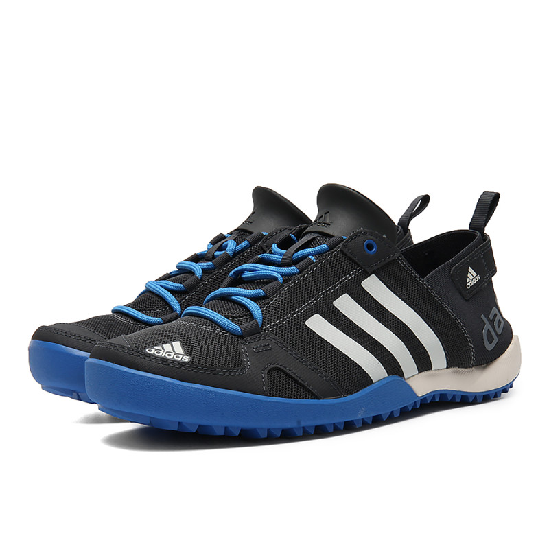 adidas阿迪达斯新款男子多功能越野系列户外鞋S77946 深褐灰/石膏白/空军蓝 46码