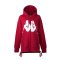 KAPPA/卡帕专柜女子运动服2018秋款针织卫衣LOGO外套|K0862MK59D S 暗红色0862MK59D-557