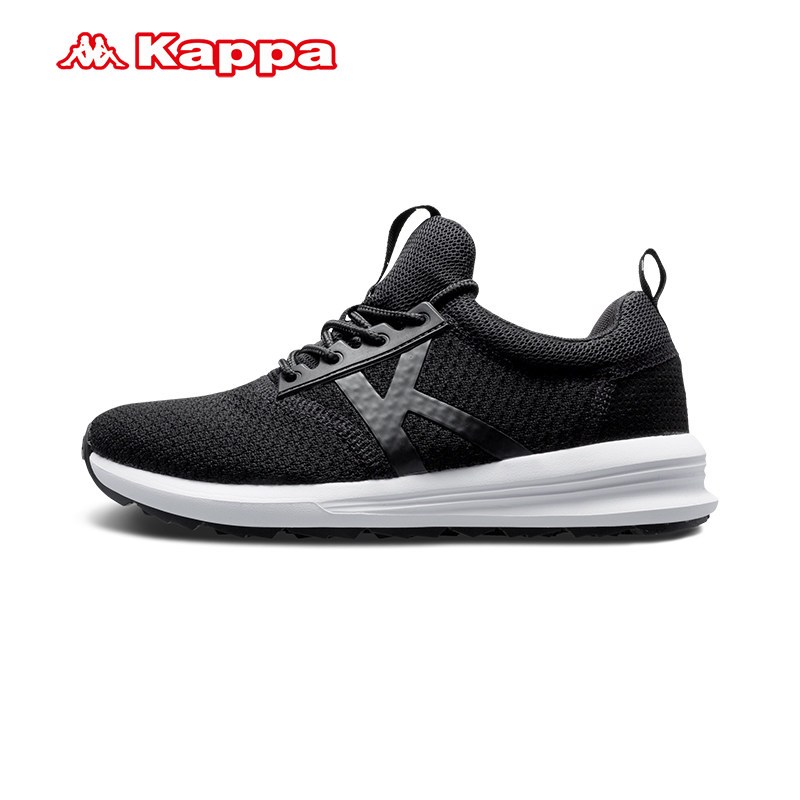 KAPPA/卡帕专柜男鞋运动鞋2018夏新款串标轻质跑步鞋|K0815MQ87D K0815MQ87D-990/黑色 43