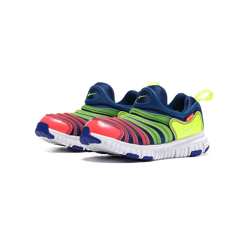 耐克NIKE童鞋休闲鞋秋季新款毛毛虫系列中小童运动鞋AA7216 28/适合脚长165mm AA7216-400健身房蓝+荧光黄+赛车蓝+闪烁红+白
