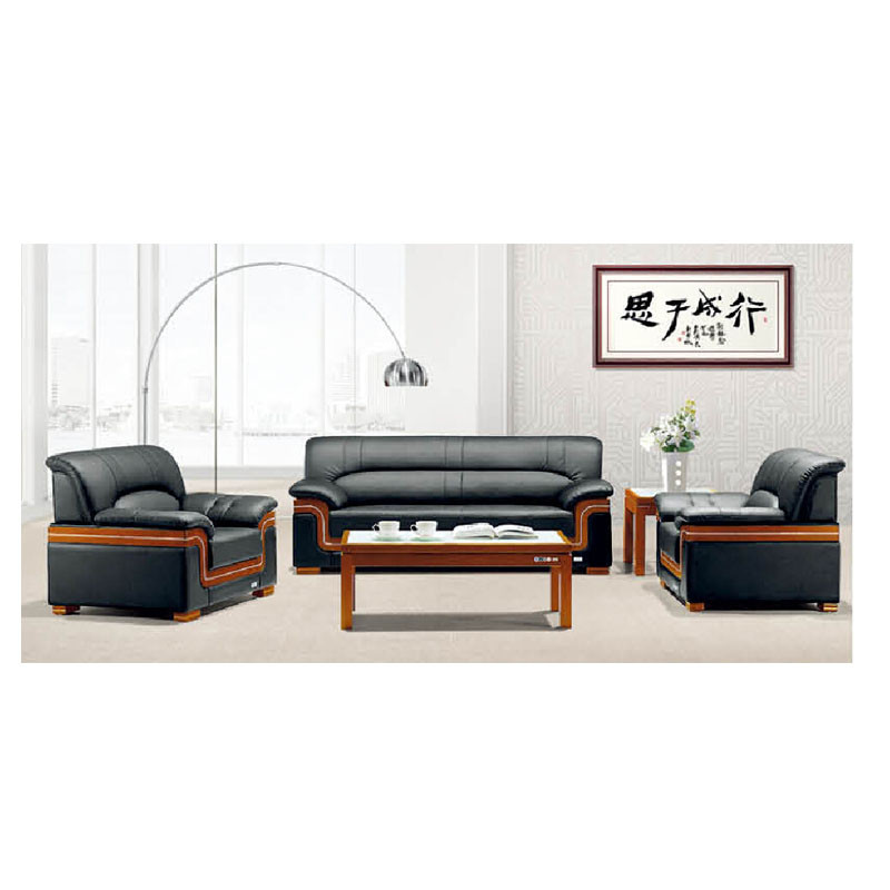 思进 三人位 牛皮沙发 3S:2110W*880D*820H SJ5002H（单位：张） 黑色