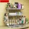 碗架304不锈钢水晾碗架沥水架厨房置物架2层用品收纳水池放碗碟架子2层84长旗舰版适合 2层89长旗舰版适合