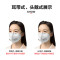3M 9501V 防护口罩 防雾霾 防pm2.5 防粉尘 耳戴式呼吸阀防尘 雾霾口罩（3只/包） 【头带式25只/盒】9502V带呼吸阀