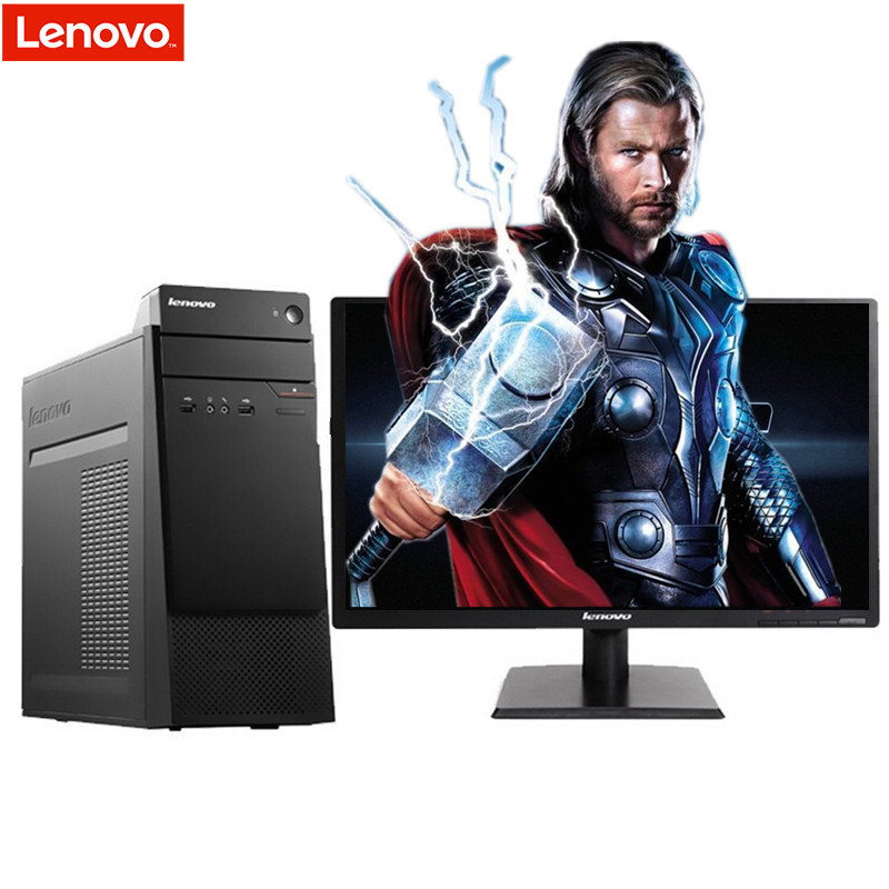 联想（Lenovo）扬天M6201K 20.7英寸商用台式电脑（I3-7100 4G 500G 无光驱 WIN10）