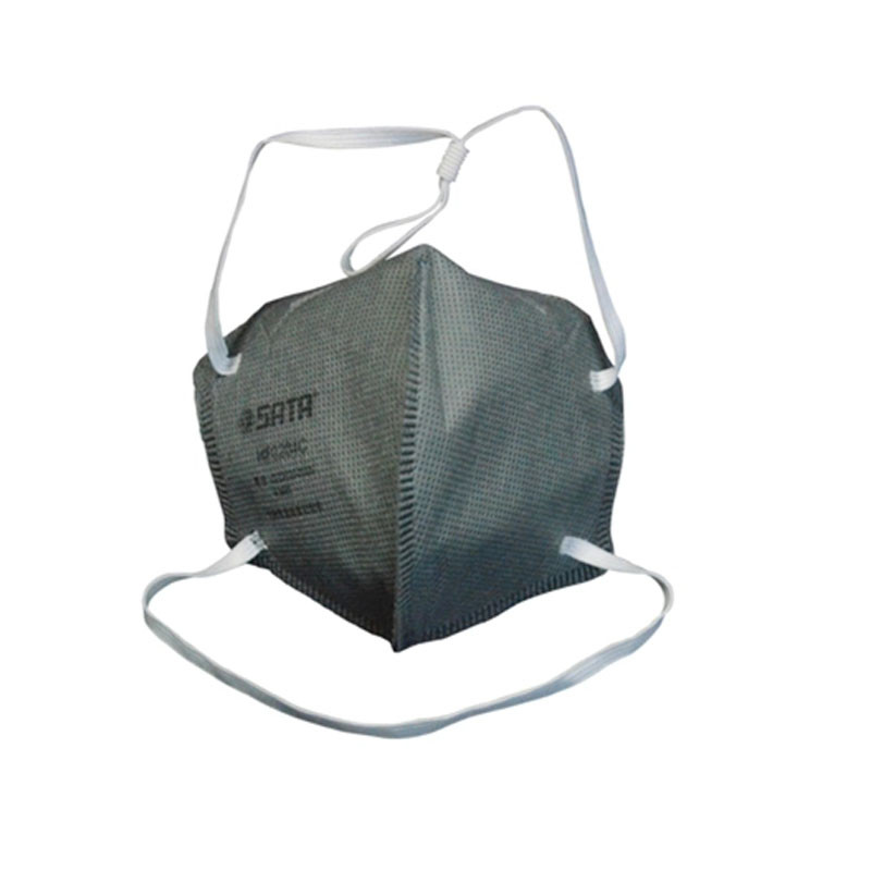 世达(SATA)自吸过滤式防颗粒物呼吸器（KN95折叠活性炭 口罩）HF0204C(50只/盒)