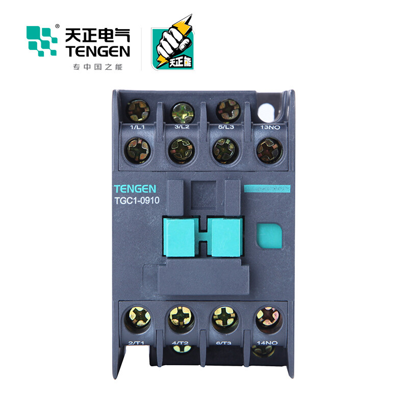 天正电气TGC1-0910 380V 50Hz 9A 3NO 1NO 3P 02010180030 交流接触器