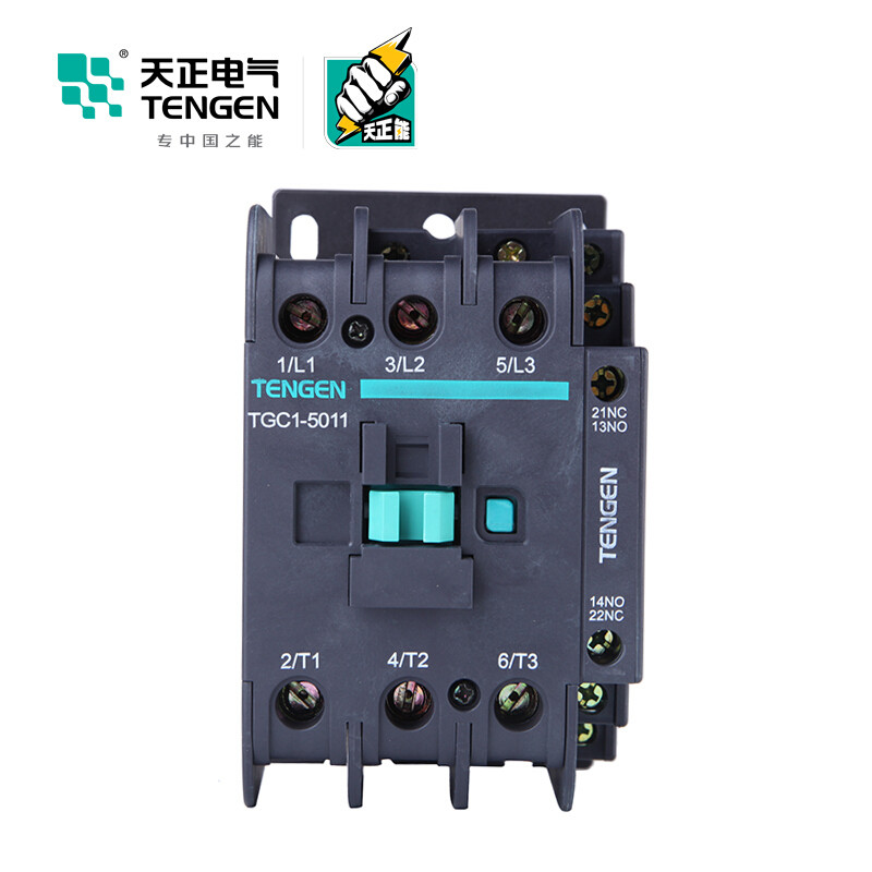 天正电气TGC1-5011 220V 50Hz 50A 3NO 1NO+1NC 3P 02010180125交流接触器