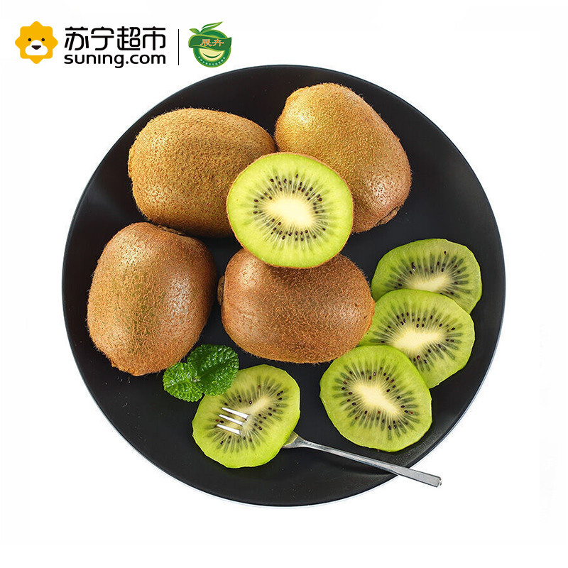 展卉 陕西徐香猕猴桃6个装 单果约90g-110g 新鲜水果