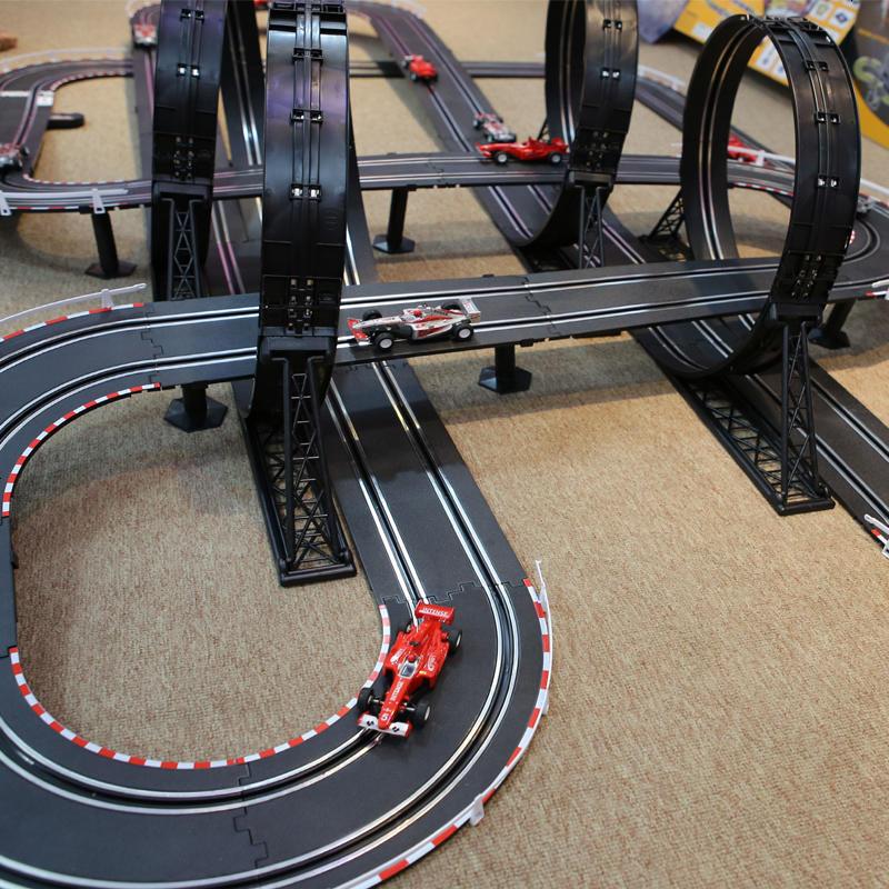 正版2018路轨道赛车电动遥控汽车比赛跑道赛道儿童玩具男孩女孩生_759