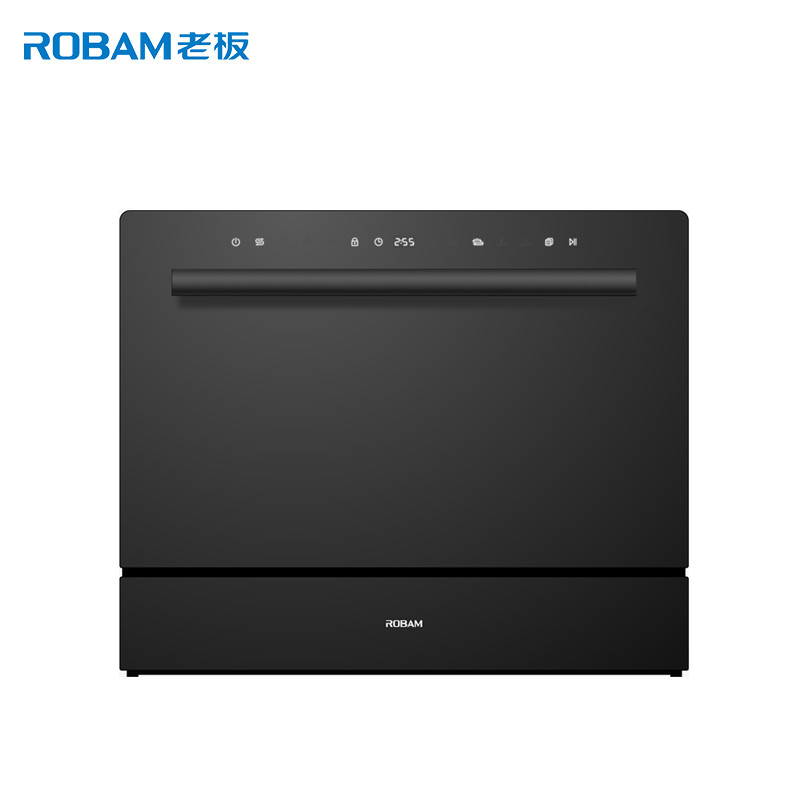 老板(ROBAM)台式洗碗机WQP6-W772A 台嵌两用洗碗机台放25分钟超快洗！99.99%除菌率！