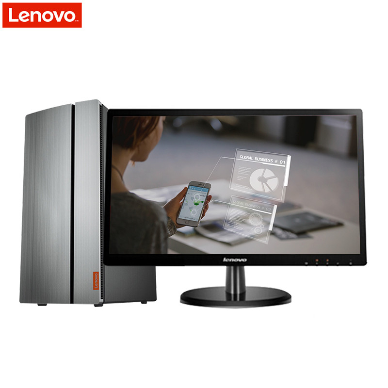 联想(Lenovo) 天逸510Pro 商务办公台式电脑 21.5英寸屏（I5-8400 4GB 1TB+16G傲腾）