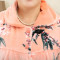 爱心鼠(Aixinshu) 长袖中老年妈妈保暖睡衣套装秋冬季女士法兰绒开衫厚款婆婆休闲家居服套装8463 2XL码 3号款