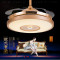 隐形吊扇灯风扇灯客厅餐厅卧室家用现代简约时尚LED吊扇灯 42寸三色变光遥控款