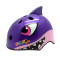 CORSA儿童男女骑行头盔轮滑溜冰滑板自行车安全帽小孩子头盔护具 紫鲨鱼S码50-54CM