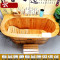 木桶沐浴桶泡澡洗澡桶尊贵定制实木浴缸浴盆带水龙头_1 外长1.7米宽0.75米高0.7米