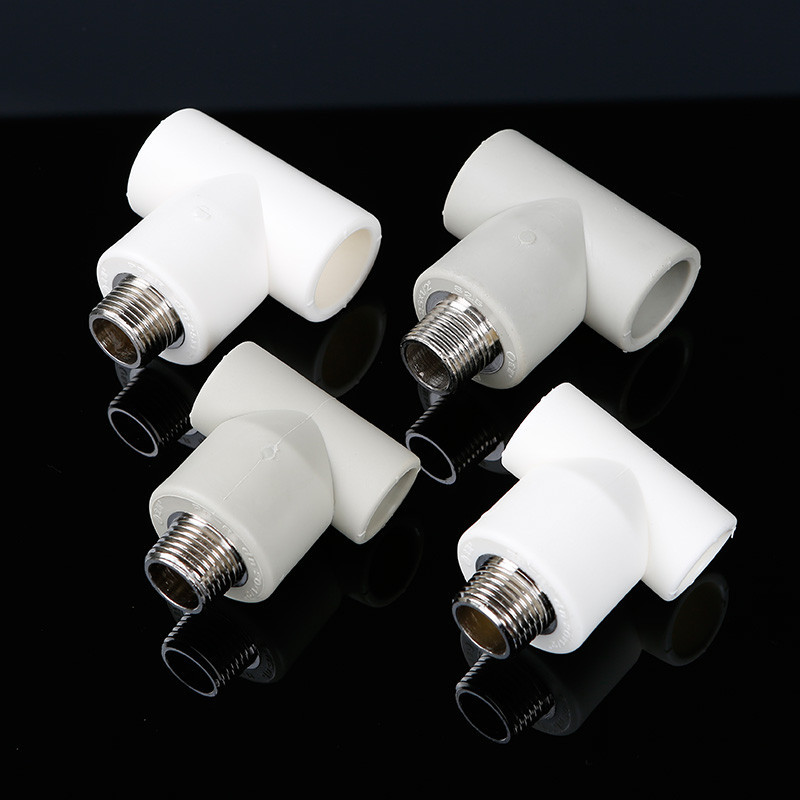 帮客材配 金潮热ppr外丝三通白色dn20×1/2_70个/箱高清实拍图