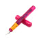 百利金（Pelikan ） P67 小学生钢笔练字正姿透明墨水笔 红色 粉红色