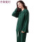 睡衣女春秋季纯棉韩版开衫长袖家居服时尚宽松大码可外穿全棉套装_7 175(XXL)现货 SK001