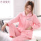 女士纯棉薄夹棉睡衣春秋冬季全棉布夹层棉家居服加厚月子服套装冬_1_1_8 XXXL码【优质纯棉】 2225纯棉
