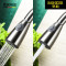 罗勒(ROHEUR) 哑黑色全铜质厨房抽拉式水龙头 拉丝镍
