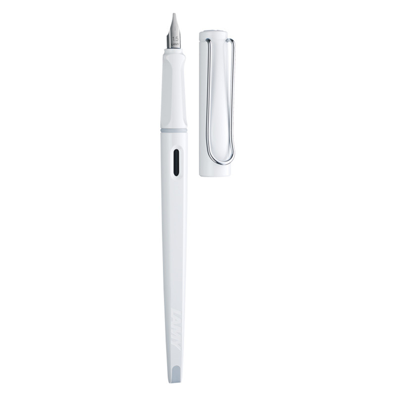 [多笔头]LAMY凌美 德国进口 JOY系列>0.7mm 单支 / 套装(含1.1mm、1.5mm、1.9mm三种笔尖) 白色钢笔
