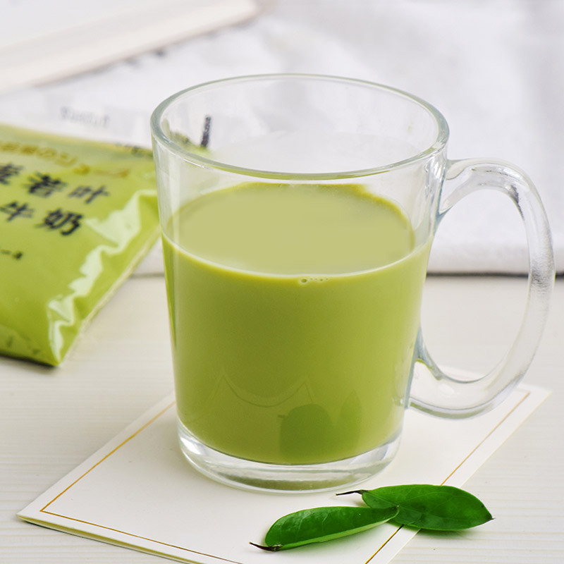 【贝花子系列】贝花子青汁牛奶180ml*12袋整箱 营养即食青汁牛奶网红