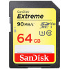 闪迪（SanDisk）64GB 读速90MB/s 写速40MB/s SD卡至尊极速SDXC UHS-I存储卡V30 U3