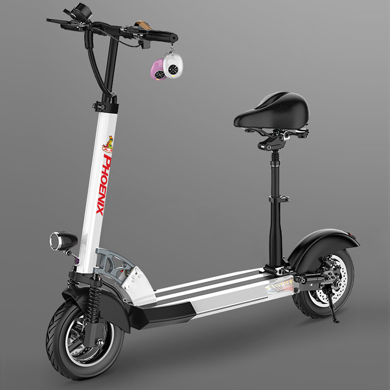 凤凰(fenghuang)电动滑板车成人折叠代驾两轮代步车电动车自行车锂电