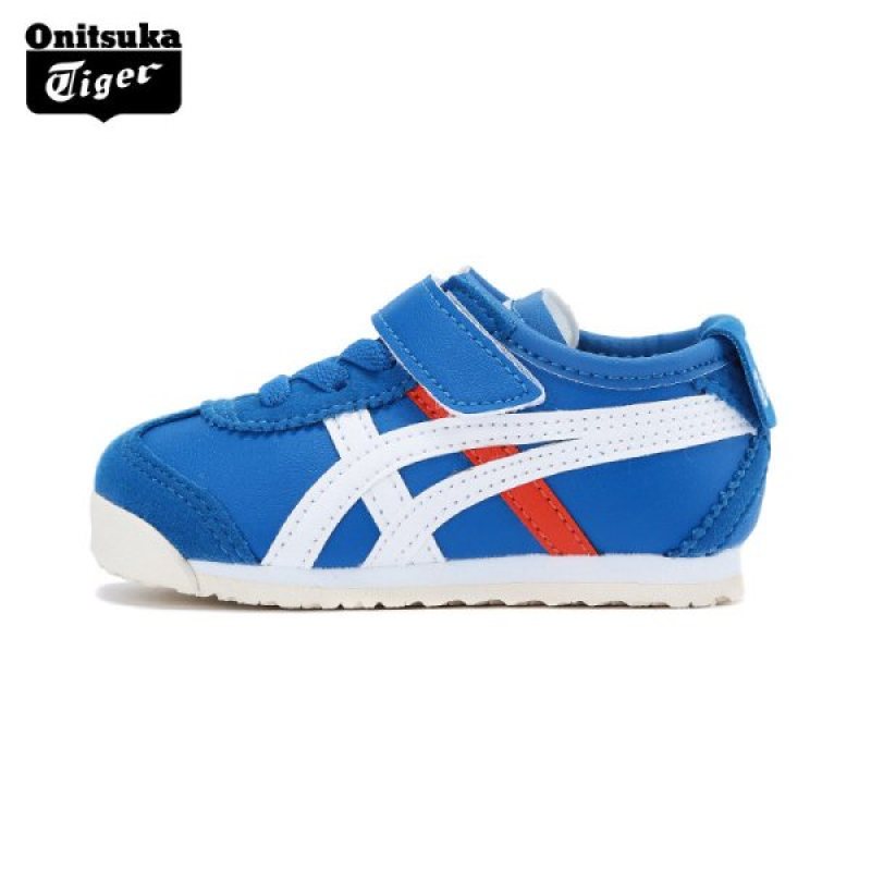 OnitsukaTiger鬼塚虎童鞋小童男女童幼童宝宝学步休闲鞋0-3岁 宝蓝色 23.5