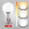 雷士照明NVC LED光源灯泡 家用螺口灯泡球泡灯E27螺口灯泡 7瓦暖黄光3000K E27螺口灯泡