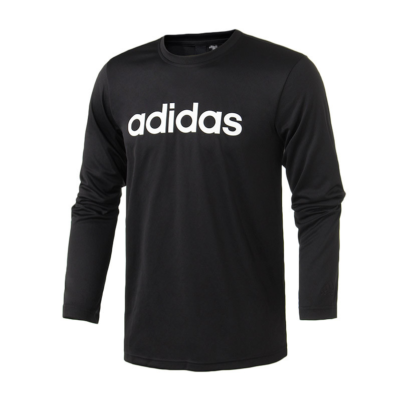 【自营】adidas阿迪达斯男子长袖T恤休闲运动服DH3986 XXL DH3986黑